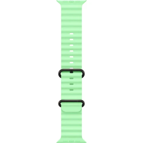 Смарт-часы Apple Watch Ultra 3, 49мм, Титановый корпус Черный титан (Black Titanium), Неоновый зеленый ремешок (Neon Green Ocean Band)