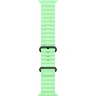 Смарт-часы Apple Watch Ultra 3, 49мм, Титановый корпус Черный титан (Black Titanium), Неоновый зеленый ремешок (Neon Green Ocean Band)