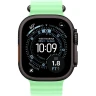 Смарт-часы Apple Watch Ultra 3, 49мм, Титановый корпус Черный титан (Black Titanium), Неоновый зеленый ремешок (Neon Green Ocean Band)