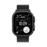 Смарт-часы Apple Watch Ultra 3, 49мм, Титановый корпус Черный титан (Black Titanium), Черный ремешок (Black Milanese Loop) S