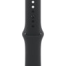Смарт-часы Apple Watch Series 11, 46мм, Алюминиевый корпус Космический серый (Space Grey Aluminium), Cпортивный ремешок Черный (Black Sport Band) M/L