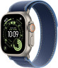 Смарт-часы Apple Watch Ultra 3, 49мм, Титановый корпус Натуральный титан (Natural Titanium), Ярко-синий ремешок (Bright Blue Trail Loop) M/L