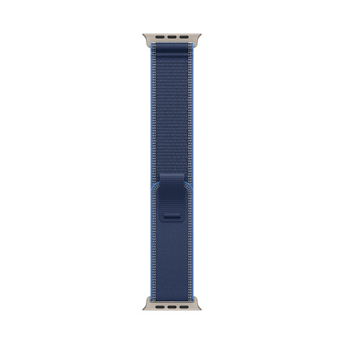 Смарт-часы Apple Watch Ultra 3, 49мм, Титановый корпус Натуральный титан (Natural Titanium), Ярко-синий ремешок (Bright Blue Trail Loop) M/L