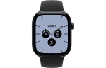 Смарт-часы Apple Watch Series 12, 42мм, Керамический корпус Темно-синий (Night Blue), Cпортивный ремешок Черный (Black Sport Band) S/M