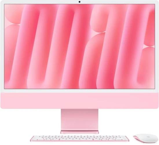 Моноблок Apple iMac 24" Retina 4.5K (M4 8C CPU, 8C GPU, 2024) 16GB, 256GB SSD, Розовый (Pink)