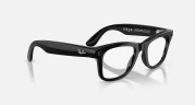 Умные очки Ray-Ban Meta* Wayfarer Gen 2 Shiny Black/Clear-Graphite Green Transitions®, L