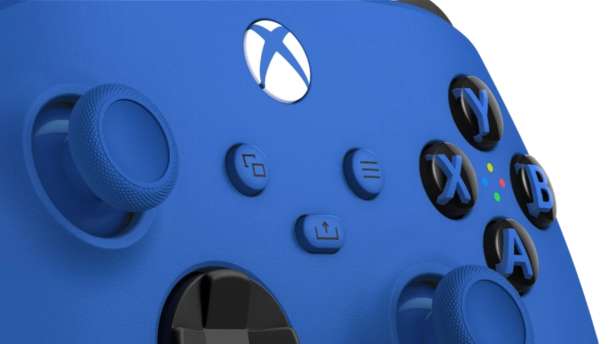 Беспроводной геймпад Xbox Синий (Shock Blue)