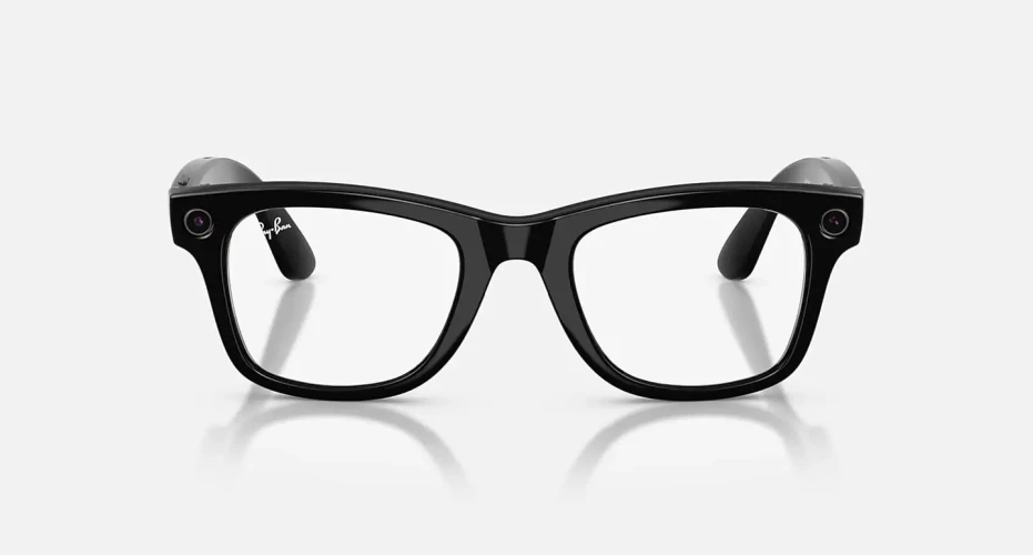 Умные очки Ray-Ban Meta* Wayfarer Gen 2 Shiny Black/Clear-Graphite Green Transitions®, M
