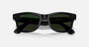 Умные очки Ray-Ban Meta* Wayfarer Gen 2 Shiny Black/Clear-Graphite Green Transitions®, M