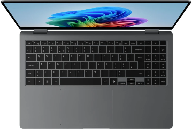 Ноутбук Samsung Galaxy Book 5 360 15.6" (Intel® Core™ Ultra 7 256V), 16GB, 1TB SSD, Серый
