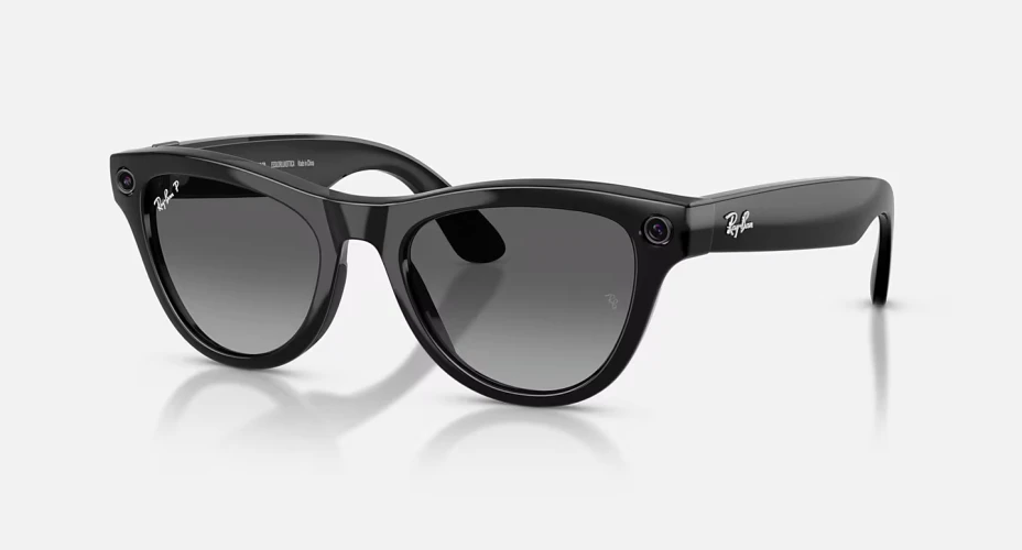 Умные очки Ray-Ban Meta* Skyler Gen 2 Shiny Black/Polarized Gradient Graphite, L