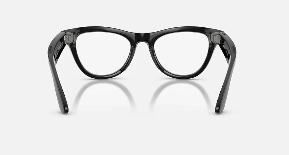 Умные очки Ray-Ban Meta* Skyler Gen 2 Shiny Black/Clear Blue-Violet Light Filter, L