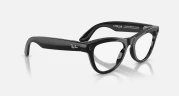 Умные очки Ray-Ban Meta* Skyler Gen 2 Shiny Black/Clear Blue-Violet Light Filter, L