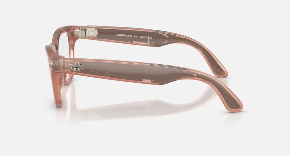Умные очки Ray-Ban Meta* Skyler Gen 2 Shiny Peach/Clear-Brown Transitions®, L