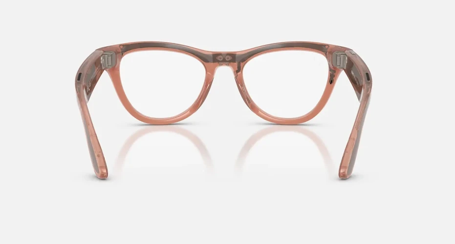 Умные очки Ray-Ban Meta* Skyler Gen 2 Shiny Peach/Clear-Brown Transitions®, L