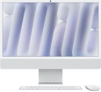 Моноблок Apple iMac 24" Retina 4.5K (M4 10C CPU, 10C GPU, 2024) 16GB, 1TB SSD, Серебристый (Silver)