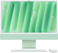 Моноблок Apple iMac 24" Retina 4.5K (M4 10C CPU, 10C GPU, 2024) 16GB, 256GB SSD, Зеленый (Green)