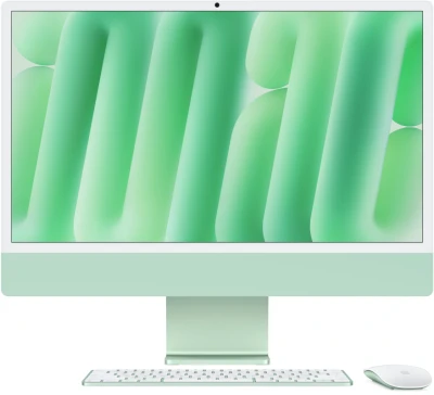 Моноблок Apple iMac 24" Retina 4.5K (M4 10C CPU, 10C GPU, 2024) 16GB, 256GB SSD, Зеленый (Green)