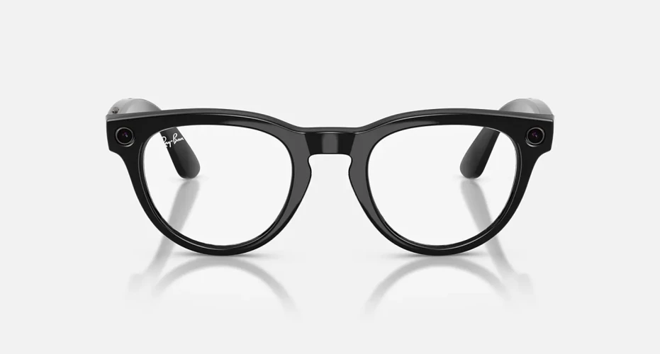 Умные очки Ray-Ban Meta* Headliner Gen 2 Shiny Black/Clear-Sapphire Transitions®, M