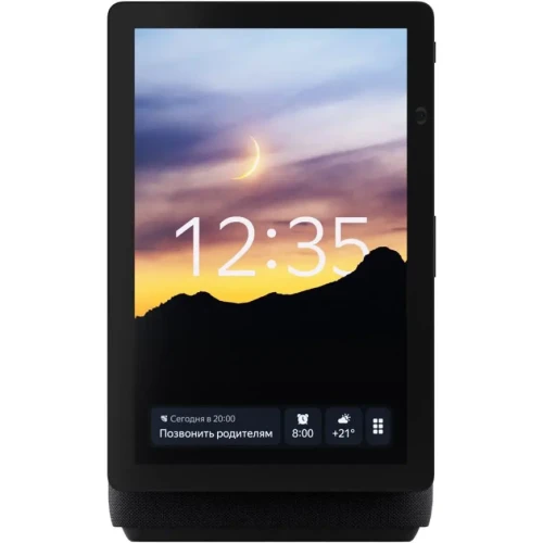 Умная колонка Яндекс Станция Дуо Макс с Алисой с Zigbee™ 60Вт Черный