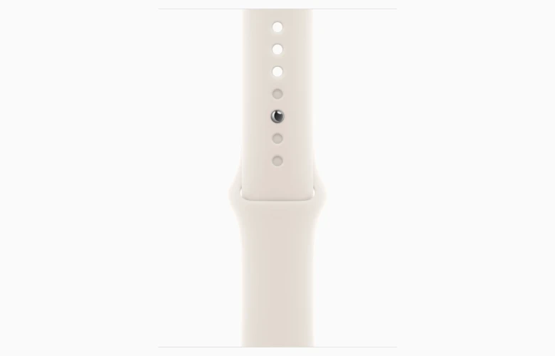 Смарт-часы Apple Watch SE 3, 44мм, Алюминиевый корпус Сияющая звезда (Starlight Aluminum), Cпортивный ремешок Сияющая звезда (Starlight Sport Band) M/L