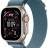 Смарт-часы Apple Watch Ultra 3, 49мм, Титановый корпус Натуральный титан (Natural Titanium), Светло-синий ремешок (Light Blue Alpine Loop) S